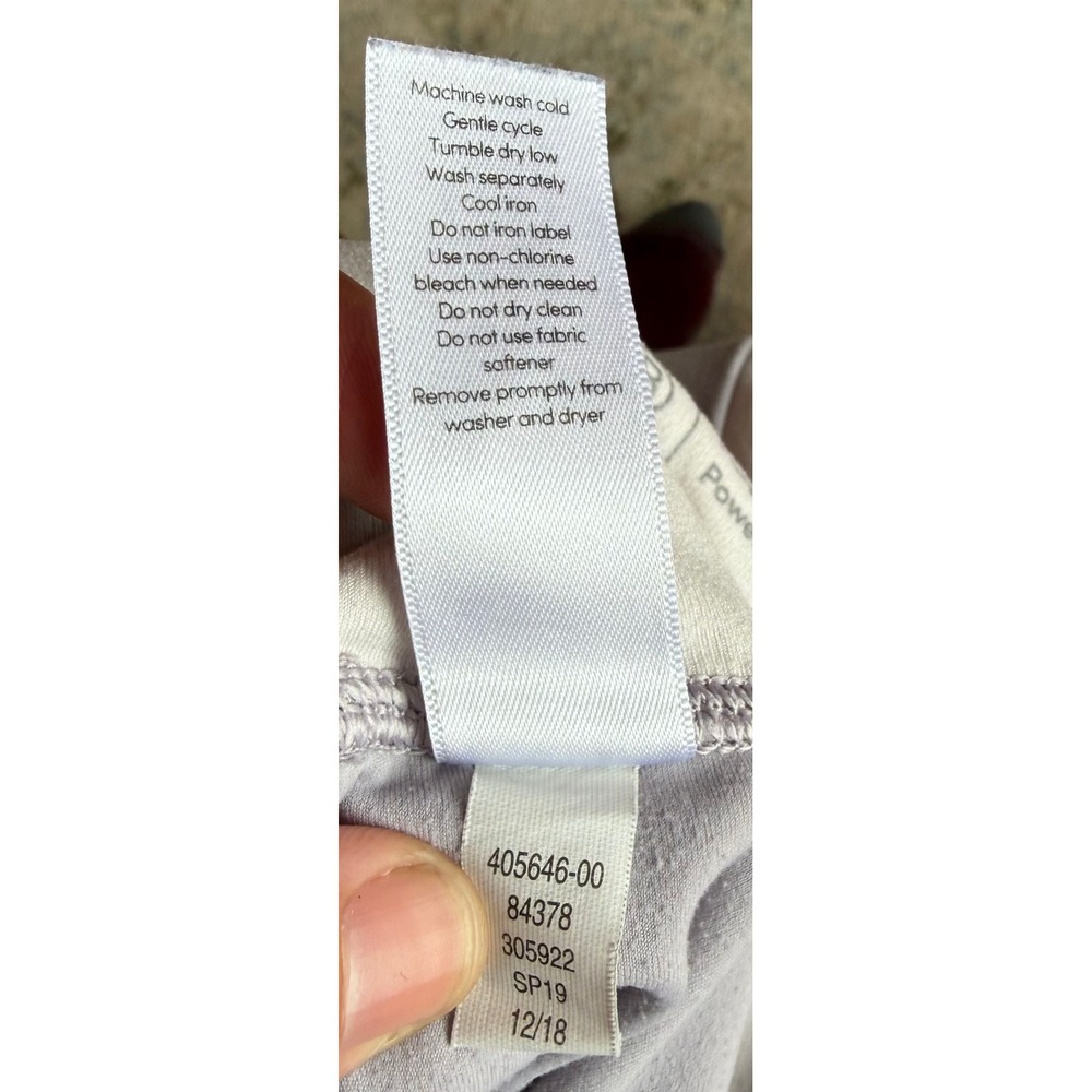 Athleta Colorblock High Rise Yoga Leggings Grey White XS 405646-00 - Picture 3 of 4
